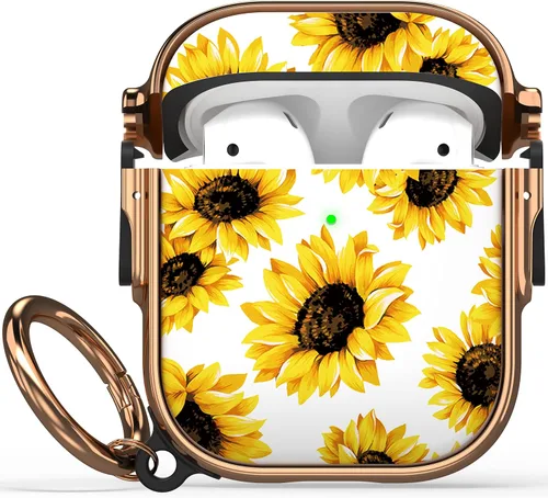 Vista 83 de Maxjoy Funda para AirPods 3 con cerradura, funda protectora rígida de 3ª generación para AirPod de 3ª generación para mujeres y hombres con llavero