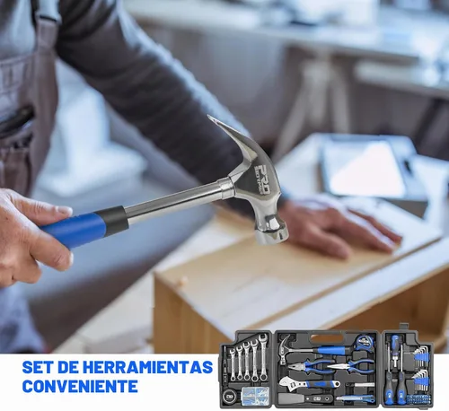 Vista 6 de Prostormer - Juego de herramientas para el hogar de 159 piezas, kit de herramientas portátiles para el hogar con estuche de almacenamiento, kit