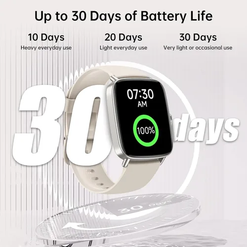Vista 7 de Gydom Reloj inteligente para mujer, responder/hacer llamadas, pantalla HD