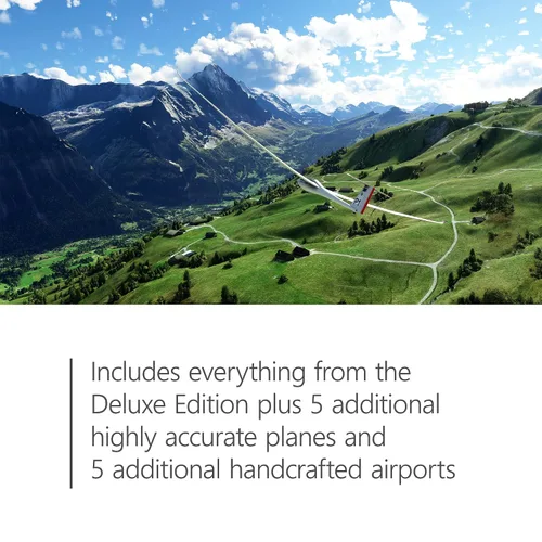 Vista 3 de Microsoft Flight Simulator 40 aniversario Premium Deluxe Xbox Series XS, Windows Código digital