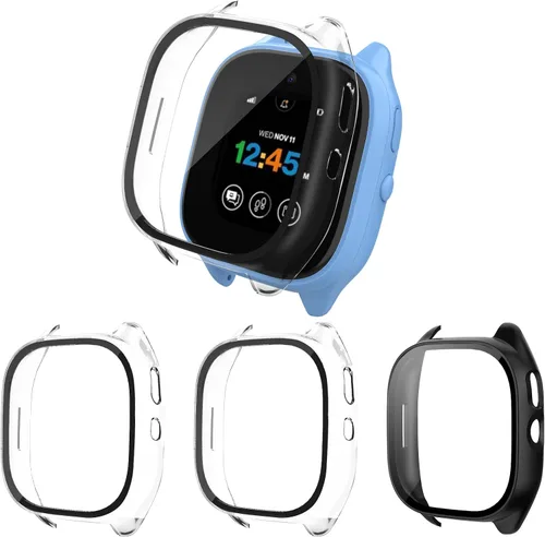 Vista 11 de Paquete de 3 fundas compatibles con Gizmo Watch 2 protector de pantalla para niños Funda protectora sensible al tacto Protección duradera