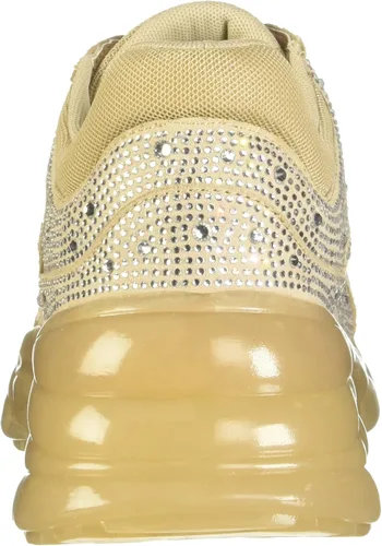 Vista 3 de GUESS Zapatos deportivos Circa para mujer Claro Natural 110