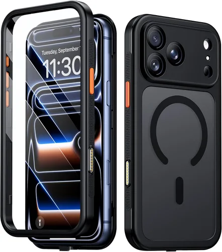 Vista 8 de Red2Fire Funda para iPhone 13, [Cuerpo Completo 360] [Protección de Servicio Pesado] con Protector de Pantalla Integrado Resistente Robusto 12 Pies