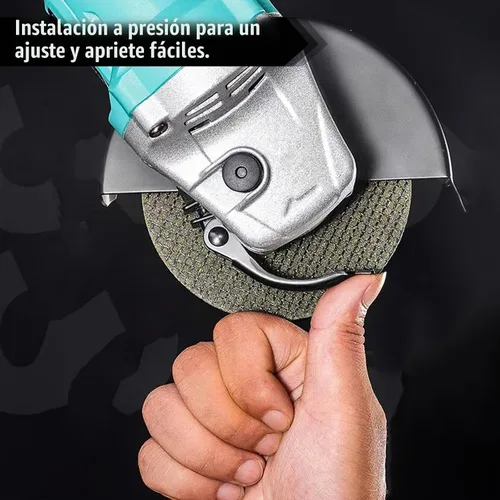 Vista 3 de Protector de amoladora de 5.3 pulgadas y 5.315 in para cuchillas de disco de rueda de 5 pulgadas, 4-1/2 pulgadas, 4 pulgadas, accesorios compatibles
