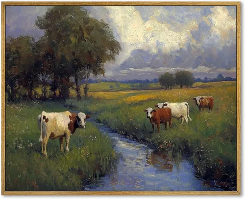 Vista 37 de Arte de pared de mujer victoriana, clásico ecléctico antiguo, impresiones divertidas de cerdo, lienzo retro surrealista, arte de pared de animales