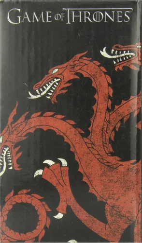 Vista 2 de Juego de vasos de pinta de juego de tronos de lujo Dark Horse: Targaryen y Lannister