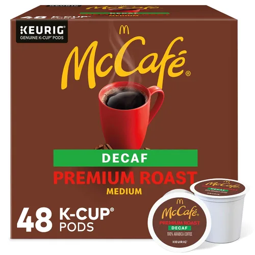 Vista 16 de McCafe Café descafeinado tostado premium, cápsulas Keurig K-Cup de una sola porción, descafeinado, 60 unidades, (6 paquetes de 10)