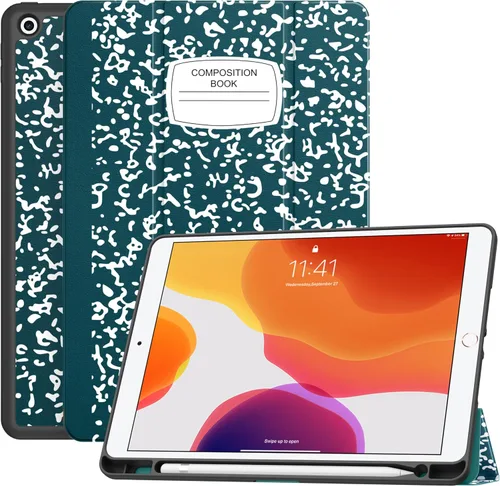 Vista 20 de Soke - Funda para iPad de 9ª generación 2021/8ª generación 2020/7ª generación 2019 con soporte para lápices - Funda de protección premium a prueba