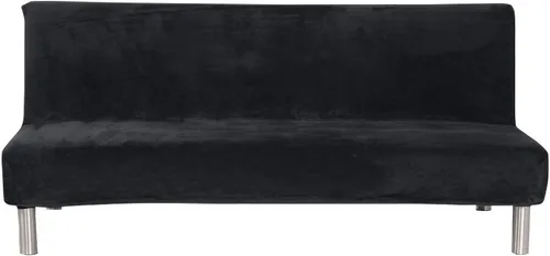 Vista 10 de MIFXIN Funda elástica para sofá cama sin brazos, funda de elastano para futón, plegable, sin reposabrazos, protector de muebles para sofá cama