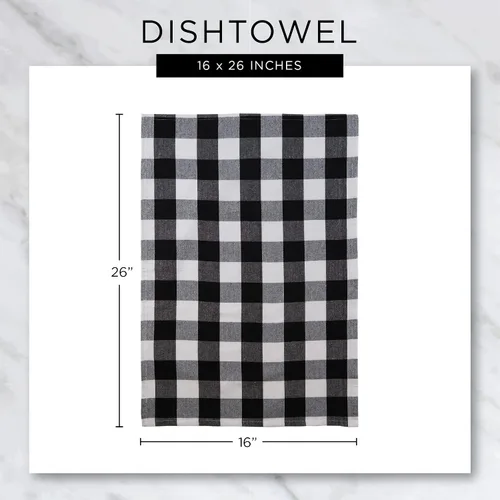 Vista 10 de Paños de cocina 100 % de algodón rizado DII, se pueden lavar a máquina, ultra absorbentes, básicos todos los días de 12 x 12 pulgadas, diseño