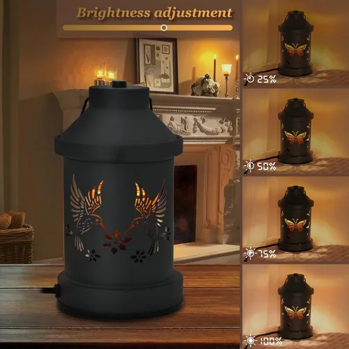 Vista 6 de Lámpara calentadora de velas con temporizador - Regalos de Navidad para mujeres y mamás, regalos para inauguración de casa y nueva decoración