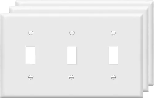Vista 31 de Placa de pared Decora sin tornillos de 4 segmentos, placa frontal eléctrica para interruptor de luz, interruptor inteligente, receptáculo