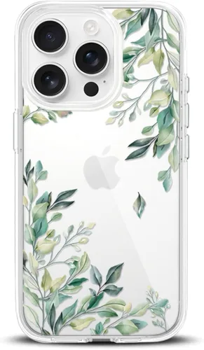 Vista 29 de Compatible con iPhone 15, funda transparente de encaje negro floral a prueba de golpes, parte trasera dura, delgada, bonita funda transparente