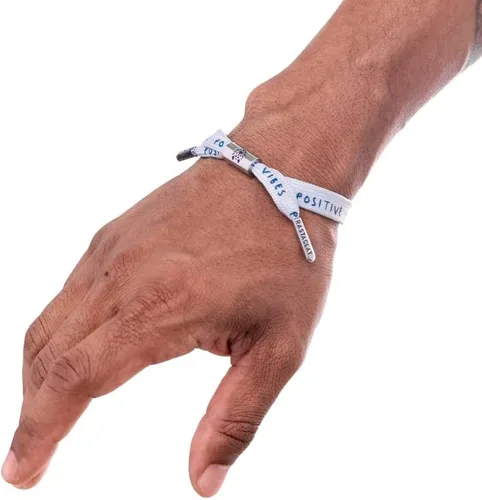 Vista 3 de Rastaclat Original Hand Assembled Motivational Adjustable Single Lace Bracelets for All Ages Men Women