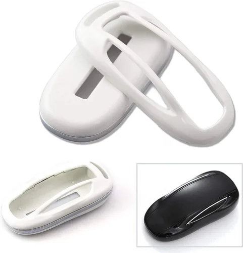 Vista 8 de Xotic Tech - Funda protectora para llave de control remoto sin llave, color negro brillante, compatible con Tesla Model X