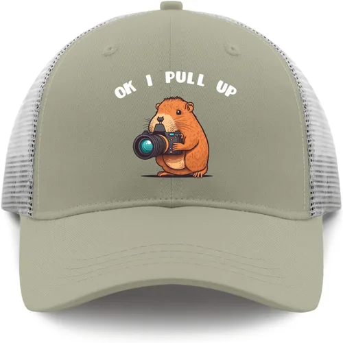Vista 9 de Hats Ok I Pull Up Dad Hat for Men Vintage Caps Adjustable