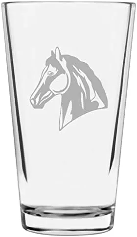 Vista 72 de Shetland Pony (cuerpo) - Vaso de pinta grabado con temática de caballo alternativo de 16 onzas