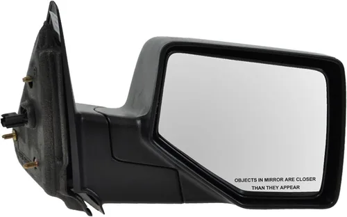 Vista 102 de TRQ Cubierta cromada del espejo manual del lado del pasajero, acabado liso para Volvo VNL 2004-2014