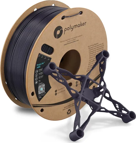 Vista 21 de Polymaker Filamento ABS Pro para impresora 3D de 0.069 pulgadas, color negro, ABS de grado de ingeniería de 2.2 lbs con alta resistencia al calor