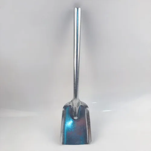 Vista 8 de Operitacx Pala para chimenea con mango largo de 15.74 pulgadas, para cenizas, para cenizas, herramienta de cocina ligera