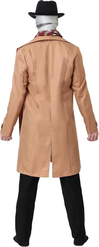 Vista 5 de Disfraz de hombre invisible para adultos Marrón