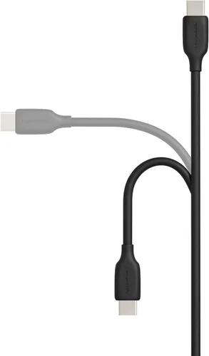 Vista 2 de Amazon Basics, Cable de carga rápida USB-C a USB-A 2.0, 480Mbps de velocidad, certificado USB-IF, para Apple iPhone 16/15, iPad, Samsung Galaxy