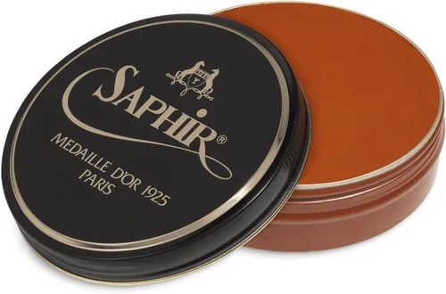Vista 8 de SAPHIR Medaille d'Or Pate De Luxe - Esmalte de zapatos de cera natural para brillo de cuero Marrón medio