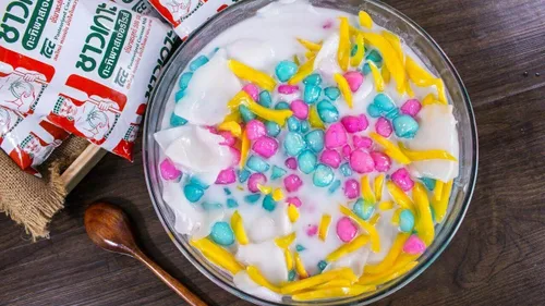 Vista 7 de Leche de coco instantánea y en polvo Postre Cocinar Curry Crema (leche de coco en polvo)