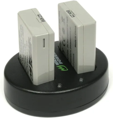 Vista 2 de Wasabi Power Cargador de batería USB dual compatible con Canon LP-E5 y Canon EOS 450D, 500D, 1000D, Kiss F, Kiss X2, Kiss X3, Rebel XS, Rebel XSi