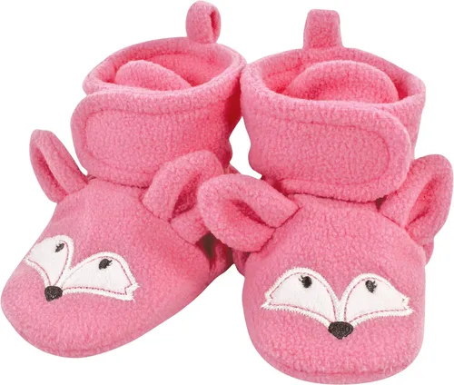 Vista 3 de Hudson Baby Baby-Girls Animal Fleece Booties 2-Pack Socks