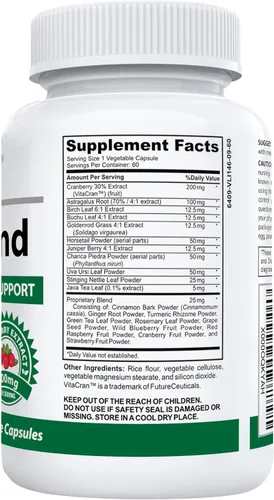 Vista 2 de Nutracraft KidneyKind #1 Suplemento de apoyo renal y desintoxicación Limpieza renal para la salud de la vejiga y urinaria Buchu, enebro, Uva