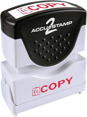 Vista 3 de ACCUSTAMP 2 035594 - Sello de obturador con copia roja Microban 1 5/8 x 1/2