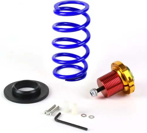 Vista 5 de DNA MOTORING Kit de resorte de mangas coilover de suspensión de 4 piezas compatible con 12-15 Civic, azul, COIL-HC12SI-BL