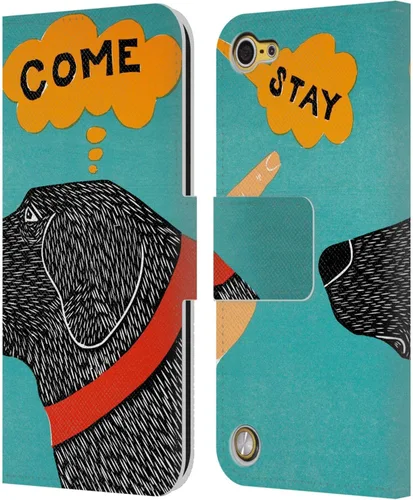 Vista 15 de Stephen Huneck Dogs Brain Sally Humour - Funda de piel tipo cartera compatible con iPod Touch 5G 5.ª
