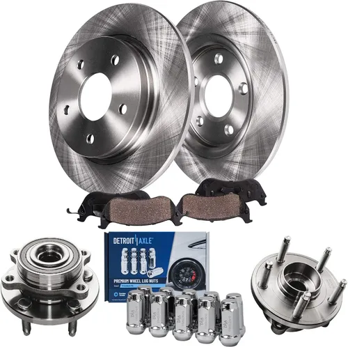 Vista 31 de Detroit Axle - Kit de frenos para Mazda CX-5 2019-2024, rotores de freno de disco pastillas de freno de cerámica con herrajes 2020 2021 2022 2023