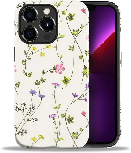 Vista 44 de ZHEGAILIAN Funda para iPhone 11, carcasa dura a prueba de golpes + silicona suave 2 en 1 híbrida, parachoques a prueba de caídas - Vidrio manchado
