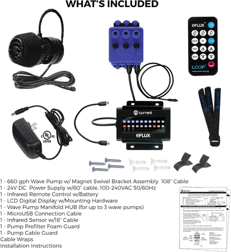 Vista 2 de Current USA eFlux kit de bomba generadora de olas