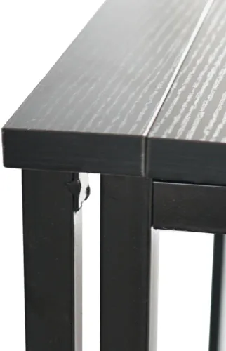 Vista 8 de Escritorio plegable para computadora, pequeño escritorio plegable ergonómico de 31.5 pulgadas para espacios pequeños, ahorro de espacio en casa