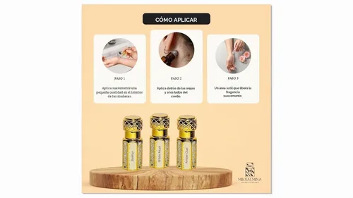 Vista 3 de Misk Rijali Attar Roll On Perfume, sin alcohol, 0.2 fl oz, para hombres y mujeres