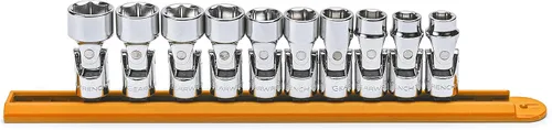 Vista 7 de GEARWRENCH 12 Pc. 1/4" Drive 6 Pt. Flex Socket Set, métrico - 80311