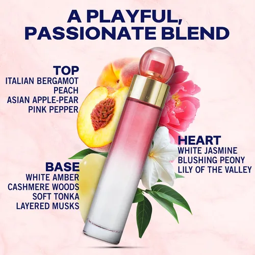 Vista 2 de Perry Ellis 360° Coral Eau De Parfum en espray para mujer, 3.4 fl oz (100 ml)