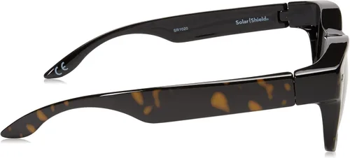 Vista 3 de Dioptics Solar Shield Lakewood se adapta sobre lentes de sol rectangulares