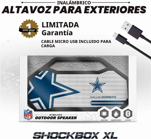 Vista 6 de SOAR NFL Unisex Bluetooth Speakers