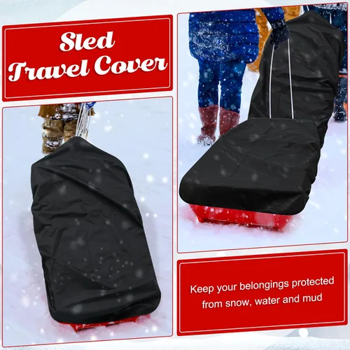 Vista 3 de Cubierta de viaje para pesca en hielo, cubierta de trineo 600d, impermeable, protector de almacenamiento de viaje para actividades al aire libre