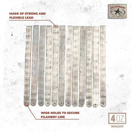 Vista 2 de Rig'Em Right Waterfowl - Correa flexible para anclar señuelos al suelo