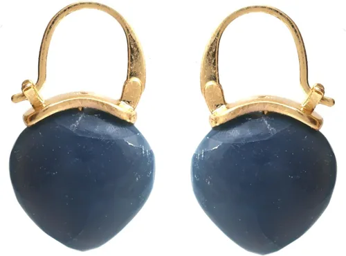 Vista 16 de Gempires Aretes Colgantes de Gemas Hechos a Mano, Aretes de Cristal Minimalistas y Simples, Joyería Hipoalergénica, Chapados en Oro, Diseño Clásico