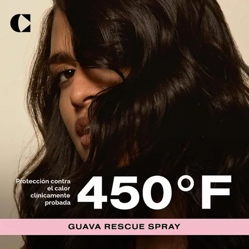 Vista 2 de Ceremonia Guava Rescue Spray UV + Heat Protective Detangler, 6.7 fl oz