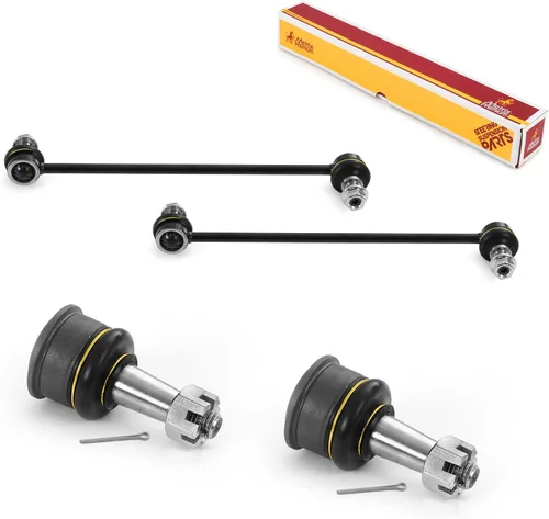 Vista 131 de Metrix Premium Chassis Parts - Juego de 4 piezas de articulación de rótula superior y barra estabilizadora delantera para Ford Ranger RWD 1998-2011