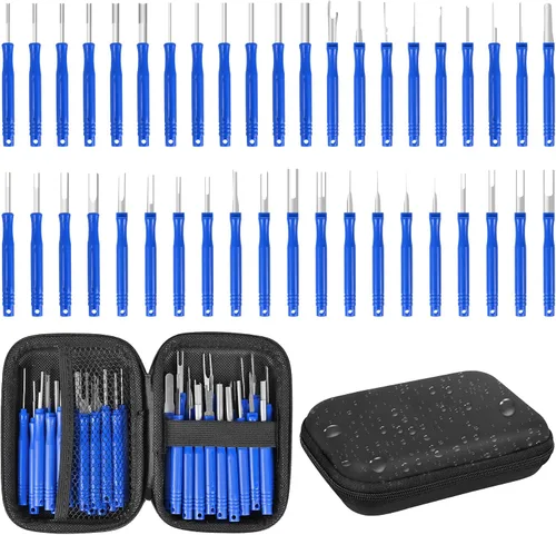 Vista 12 de Kikerike Kit de herramientas de extracción de terminales, 139 piezas, herramienta de desfilado, conector eléctrico, kit de herramientas