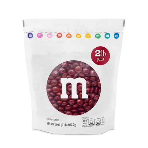 Vista 20 de M&M's - Bolsa de dulces de un solo color, de chocolate con leche, a granel.